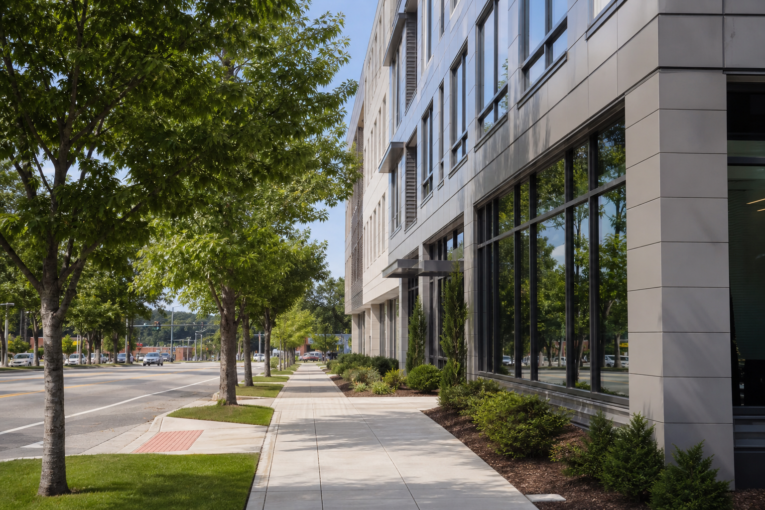 Exterior arrival for physician-led weight-loss care near Buckhead and Brookhaven