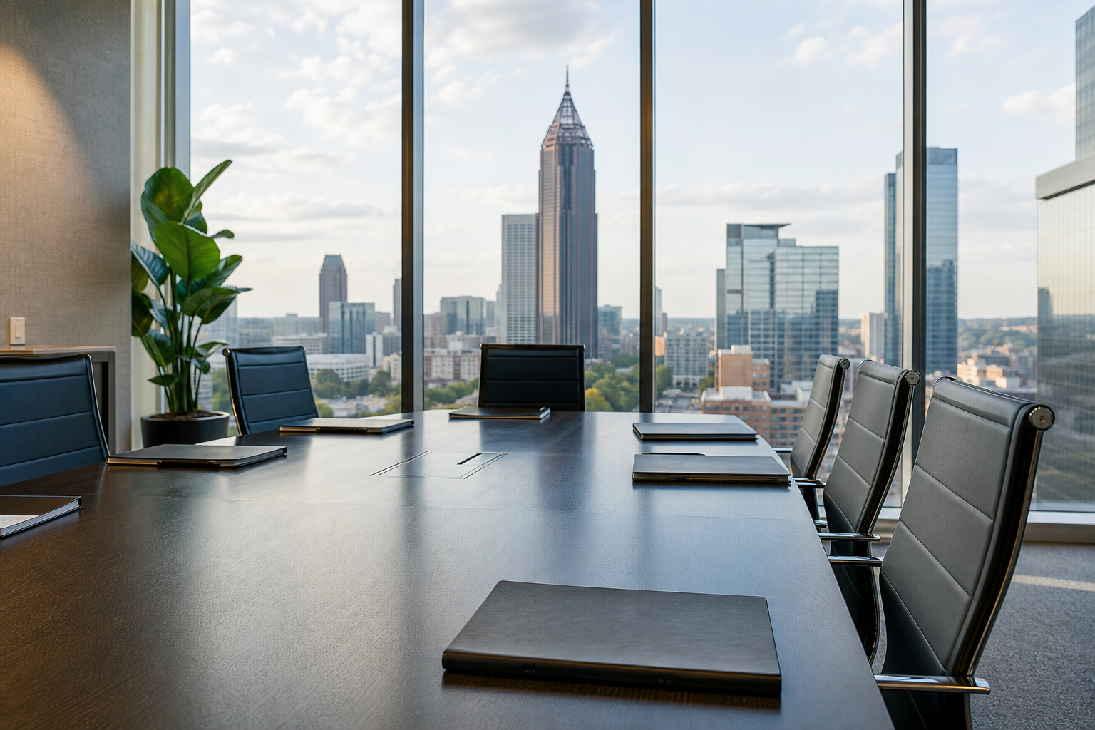Atlanta employer and physician discussing a workforce wellness program